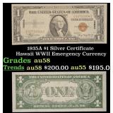 1935A $1 Silver Certificate Hawaii WWII Emergency