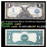 1899 $1 large size Silver Certificate "Black Eagle