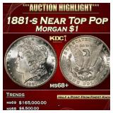 1881-s Morgan Dollar Near Top Pop $1 ms68+ SEGS