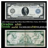 1914 $100 Large Size Blue Seal FRN New York, NY Gr