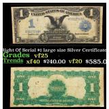 1899 $1 large size Silver Certificate "Black Eagle