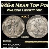 1946-s Walking Liberty Half Dollar Near Top Pop 50