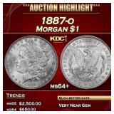 1887-o Morgan Dollar $1 ms64+ SEGS