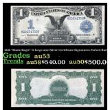 1899 $1 large size Silver Certificate "Black Eagle