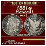 1881-s Morgan Dollar $1 ms66 DMPL SEGS