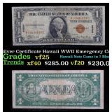 1935A $1 Silver Certificate Hawaii WWII Emergency