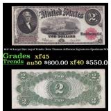 1917 $2 Large Size Legal Tender Note Thomas Jeffer