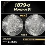 1879-o Morgan Dollar $1 Grades ms63