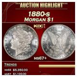 1880-s Morgan Dollar $1 ms67+ SEGS