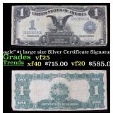 1899 $1 large size Silver Certificate "Black Eagle