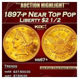 1897-p Gold Liberty Quarter Eagle Near Top Pop $2