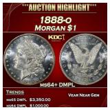 1888-o Morgan Dollar $1 ms64+ DMPL SEGS