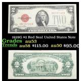 1928G $2 Red Seal United States Note Grades Select