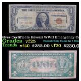 1935A $1 Silver Certificate Hawaii WWII Emergency