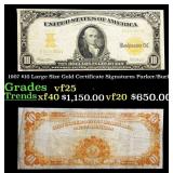 1907 Parker/Burke $10 Large Size Gold Certificate