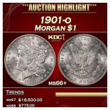 1901-o Morgan Dollar $1 ms66+ SEGS
