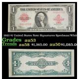 1923 Speelman/White $1 United States Note Grades S
