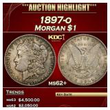 1897-o Morgan Dollar $1 ms62+ USCG