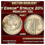PCGS 1928-x *Mint Error* Struck 20% Off-Center Mer