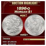 1896-o Morgan Dollar $1 ms62+ USCG
