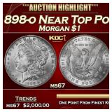 1898-o Morgan Dollar Near Top Pop! $1 ms67 SEGS