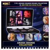 7 Coin Ariana Grande 24k Gold Plated Round Collect