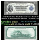 1918 FR-765 $2 Large Size National Currency Grades