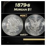 1879-s Morgan Dollar $1 Grades ms63+