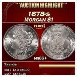 1878-s Morgan Dollar $1 ms66+ SEGS