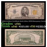 1934A $5 Silver Certificate North Africa WWII Emer