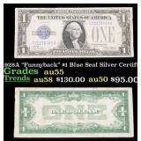 1928A $1 Blue Seal Silver Certificate "Funnyback"