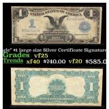 1899 $1 large size Silver Certificate "Black Eagle