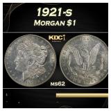 1921-s Morgan Dollar $1 Grades ms62