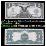 1899 $1 large size Silver Certificate "Black Eagle
