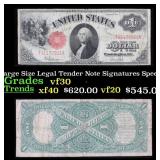 1917 $1 Large Size Legal Tender Note Grades vf++ S