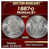 1887-o Morgan Dollar $1 ms65 SEGS