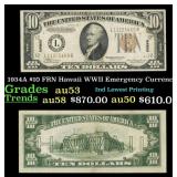 1934A $10 FRN Hawaii WWII Emergency Currency Grade