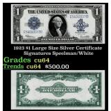 1923 Speelman/White $1 large size Silver Certifica