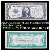 1928A $1 Blue Seal Silver Certificate "Funnyback"