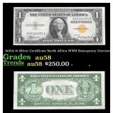 1935A $1 Silver Certificate North Africa WWII Emer