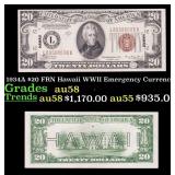 1934A $20 FRN Hawaii WWII Emergency Currency Grade