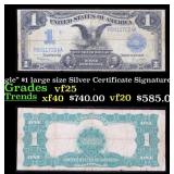 1899 $1 large size Silver Certificate "Black Eagle