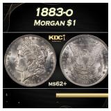 1883-o Morgan Dollar $1 Grades ms62+