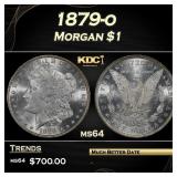 1879-o Morgan Dollar $1 Grades ms64