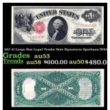 1917 Speelman/White $1 Large Size Legal Tender Not