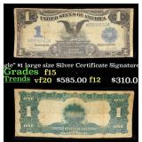 1899 $1 large size Silver Certificate "Black Eagle