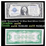 1928B $1 Blue Seal Silver Certificate "Funnyback"
