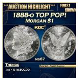1888-o Morgan Dollar TOP POP! $1 ms67 SEGS