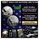 2008 U.S. Mint American Legacy Collection Set 15 C