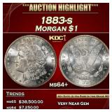 1883-s Morgan Dollar $1 ms64+ SEGS